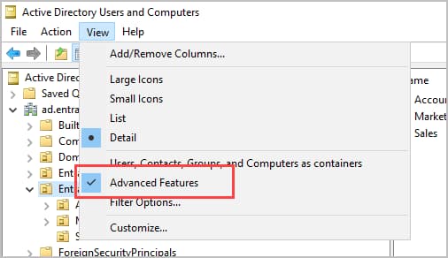 enabled advanced features