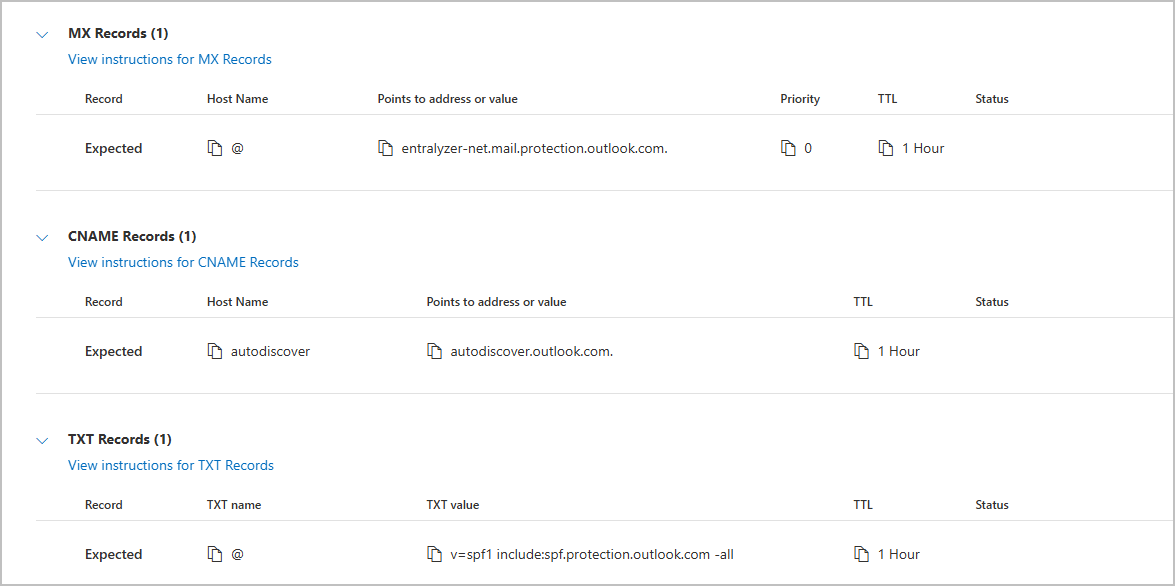 additional dns records