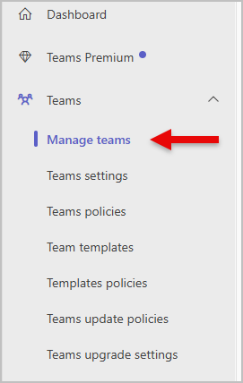 Manage Teams