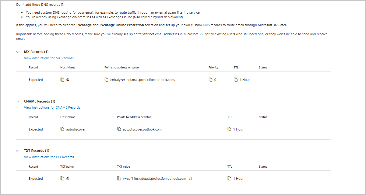 download mx record settings