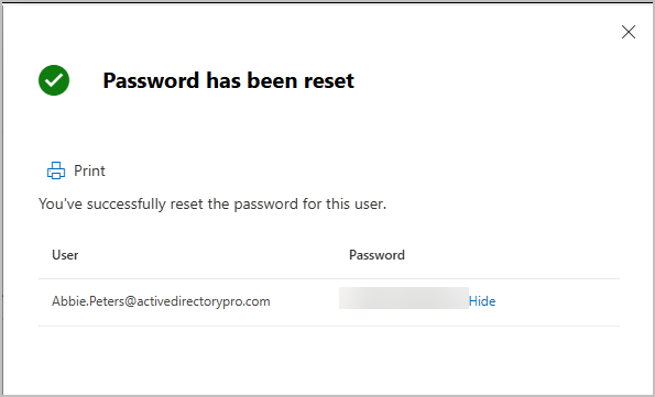new users password page