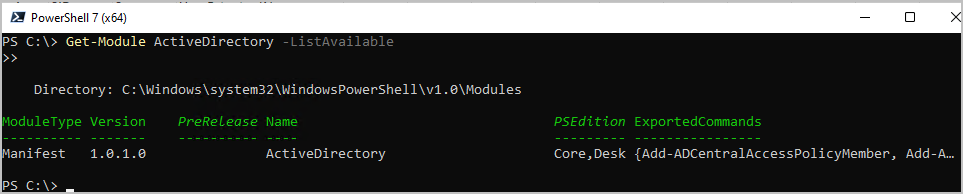 export ad users csv powershell