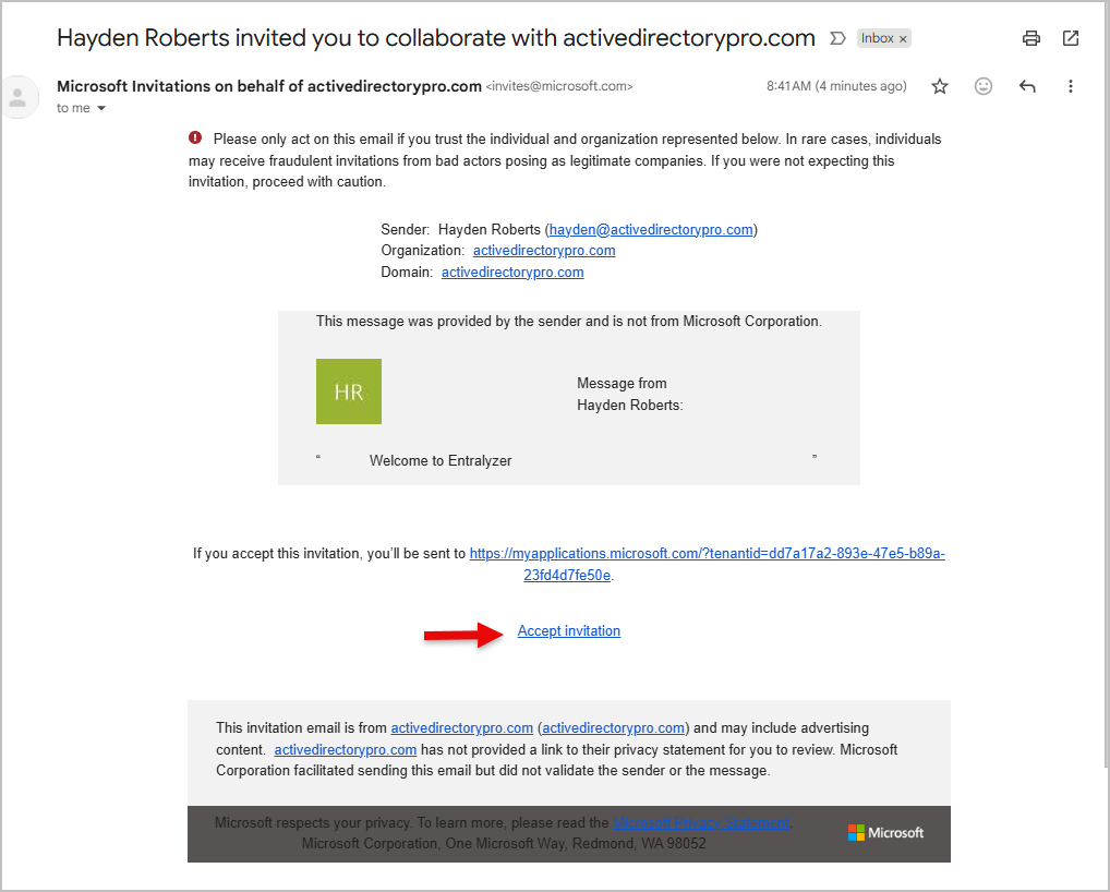 guest user accept invitation