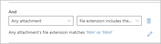 html or htm attachment