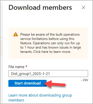 download csv file