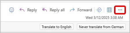 owa message