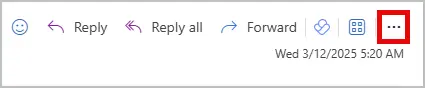 click message menu