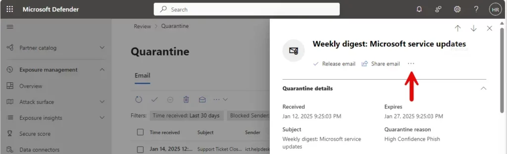 View Message Headers