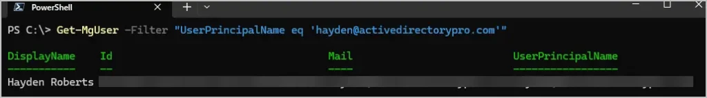 filter by email address