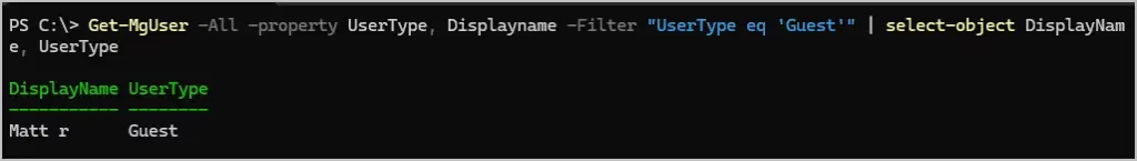 get guest users